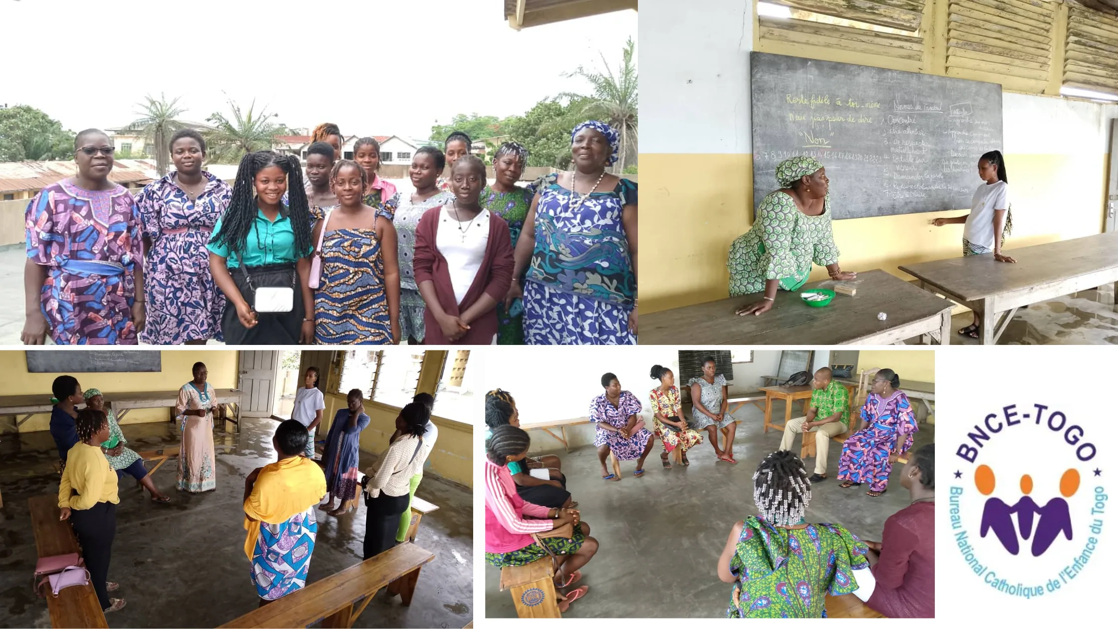 Les filles réinsérées par le BNCE Togo bénéficient d’une série de renforcement de capacités.