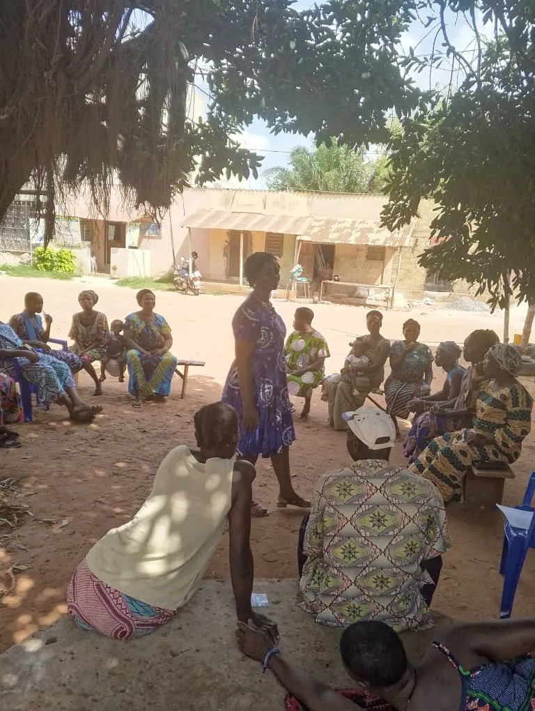 Atelier de parentalité au Centre Social de Légbassito sur les « violences sexuelles sur les enfants »