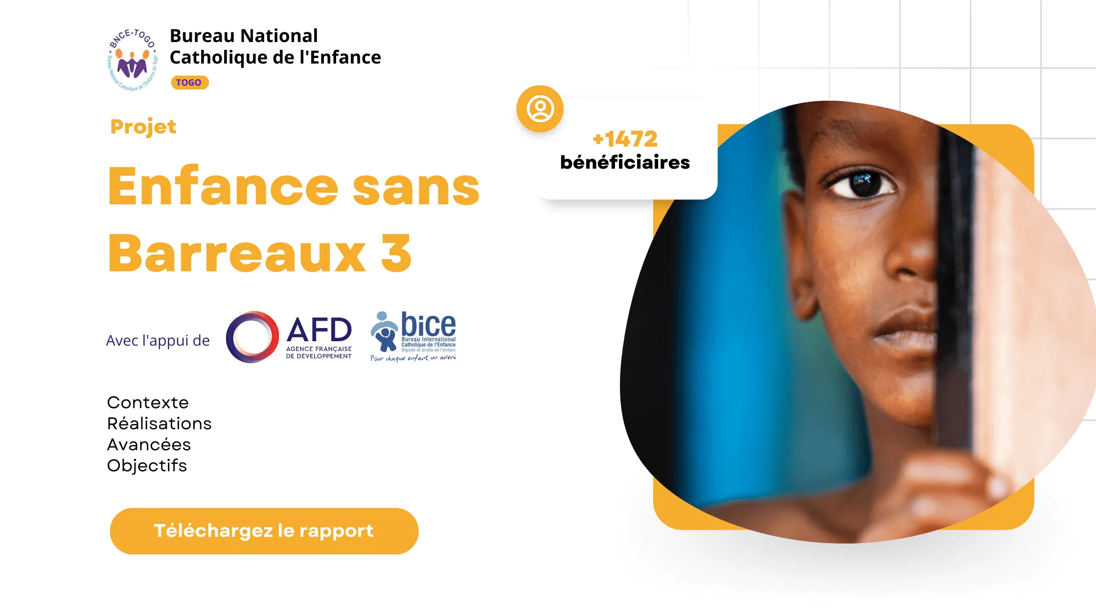 Enfance sans Barreaux 3 : Rapport sur nos Réalisations, Avancées et Objectifs