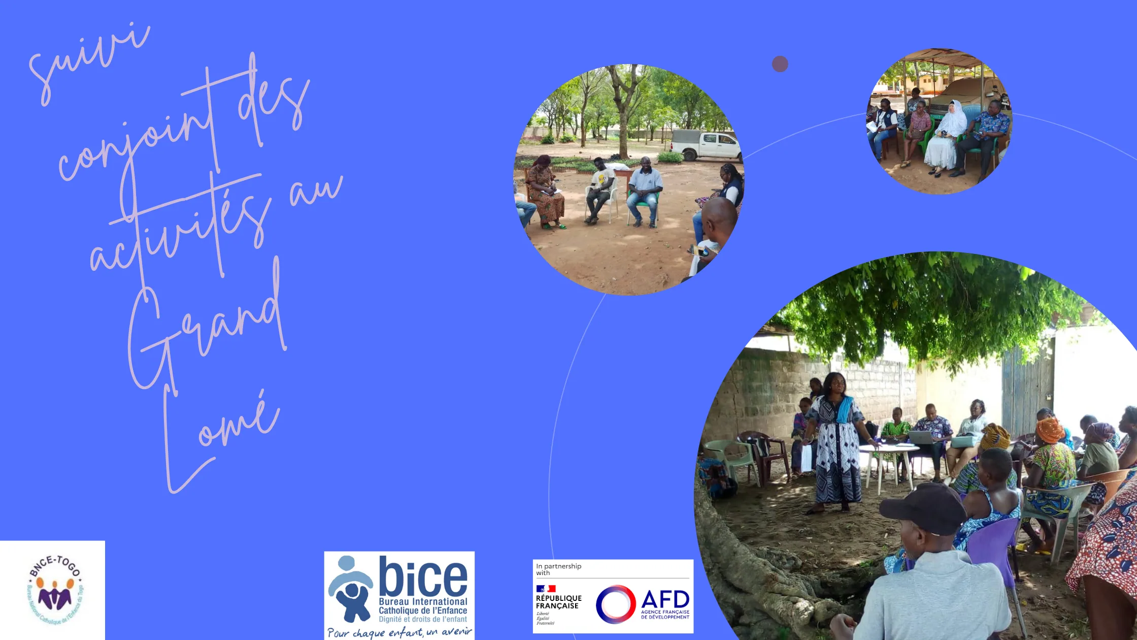Suivi conjoint des activités du projet Enfance Sans Barreaux 3 dans le Grand Lomé